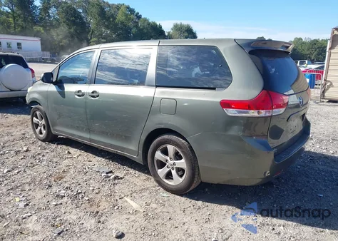 2012 Toyota Sienna Base V6 7 Passenger из США, поврежденный, VIN 5TDZK3DC4CS209850